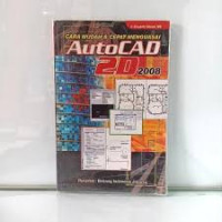Image of cara mudah & cepat menguasai autocad 2d 2008