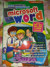 Image of cara mudah dan cepat menguasai microsoft word