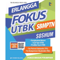 Image of erlangga fokus utbk sbmptn soshum