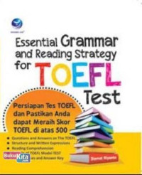 Image of esential grammar and reading strategy for toel test