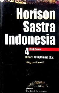 Image of horison sastra indonesia 4 kitab drama