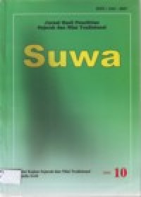 Image of jurnal hasil penelitian sejarah dan nilai tradisional suwa