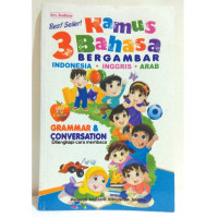 Image of kamus bergambar 3 bahasa indonesia, inggris, arab