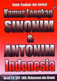 Image of kamus sinonim dan antonim indonesia