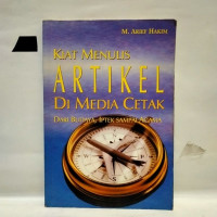 Image of kiat menulis artikel dimedia cetak dari budaya , iptek sampai agama
