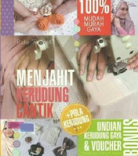 Image of menjahit kerudung cantik
