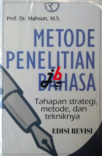 Image of Metode Penelitian Bahasa