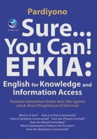Image of Sure... You Can EFKIA (English for Knowledge and Information Access)