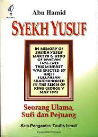 Image of syekh yusuf makassar: seorang ulama, sufi dan pejuang